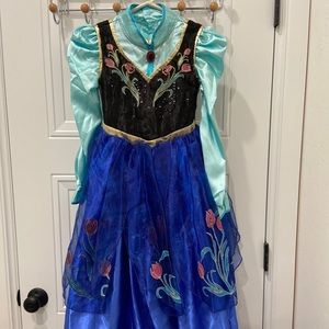 Disney Deluxe Limited Edition Frozen Anna Dress 7/8